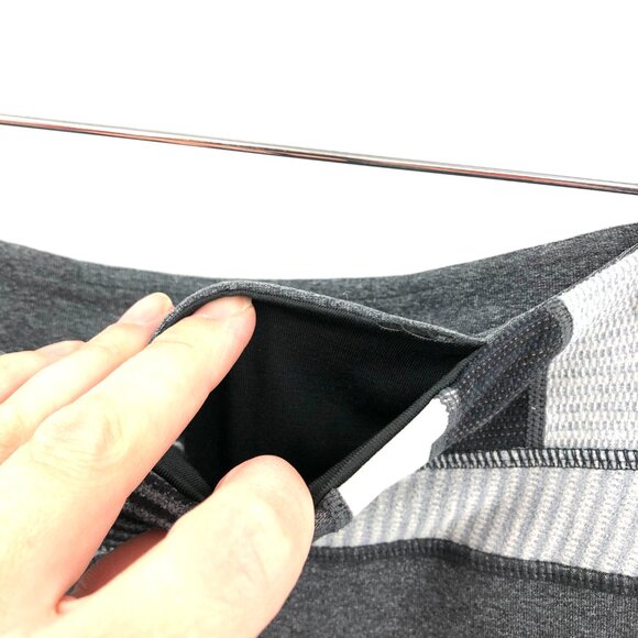 vintage LULULEMON Mid-Rise Yoga Pants slight bootcut legging Pocket Gray 8 - Picture 3 of 10